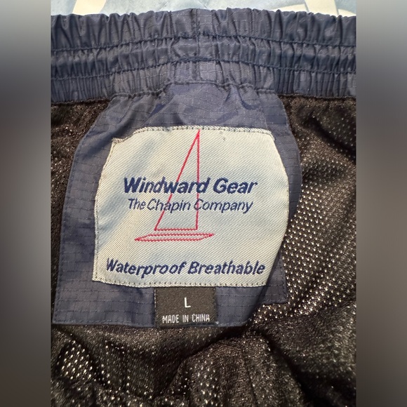 Windward Gear ”A Chapin Company”, Waterproof Breathable Windbreaker Pants! - Picture 3 of 12